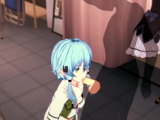 Sword Art Online - Sinon 3D Hentai