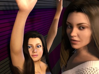 Tall vs Short Lesbian Teens - Growing into Giant BBW Woman with Huge Boobs