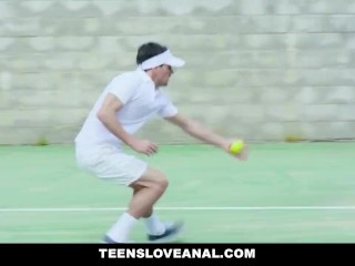 TeensLoveAnal - Busty Tennis Coach Gets Ass FIlled by Student