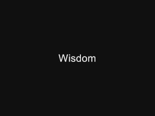 The Wisdom Of a Perfect Blowjob