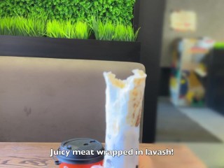 This Babe is Ready for Anal for Her Favorite Shawarma - Only Anal Many Pos