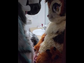 This Big Kitty Fucks His Wife Before Shower - Maho &amp; Xytan