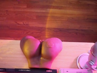 Trans girl fucks pussy doll