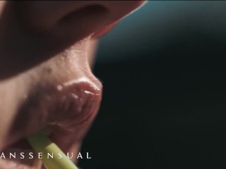 Trans Sensual - Hot Babe Tranny Daisy Taylor Sucks A Big Cock &amp; Get Fucked
