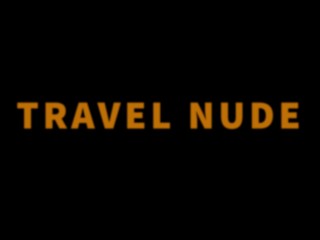 TRAVEL NUDE - Girl with small tits topless in shower on the public beach