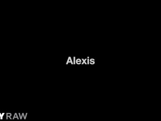 TUSHYRAW Anal-queen Alexis gets DPed by 2 monster cocks