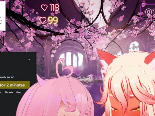Two Girls make each other cum on stream