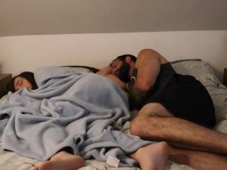 Unplanned Sex between Stepmom and Stepson. Sharing a bed with Stepmom.