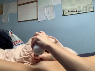 Using my Fleshlight for the first time in quarantine (virgin boy)