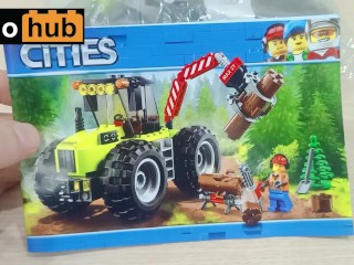 Vlog 56: This lumberjack shows off his huge tractor
