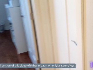 Walked in on my stepsister while she was getting off and then she asked me to fuck her