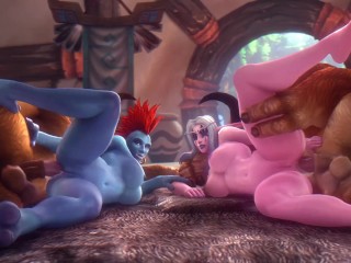 Warcraft Tauren fuck big ass night Elf and Troll - (noname55)