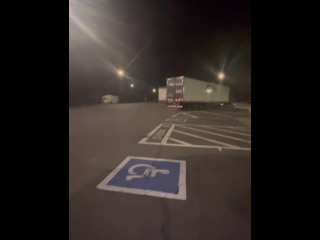 Whore at the truck stop.
