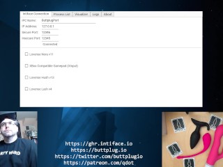 With qDot - Intiface Game Haptics Router Demo (Butt Saber)