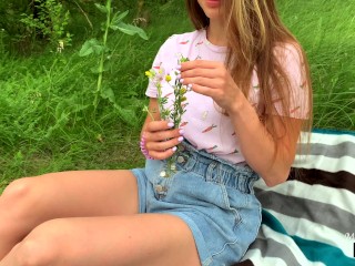 Wrong turn or how I decided to cum sweetly in nature - Melissa Burn. 4K 60fps