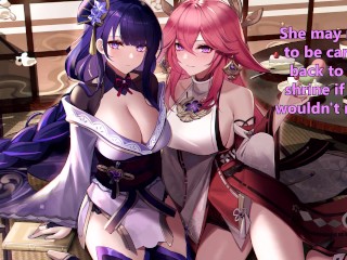 Yae Miko and Raiden Shogun want to treat you.