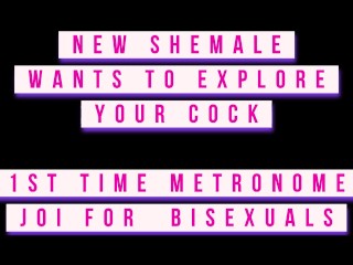 Young 18 yr old shemale explores sexuality with you JOI CEI